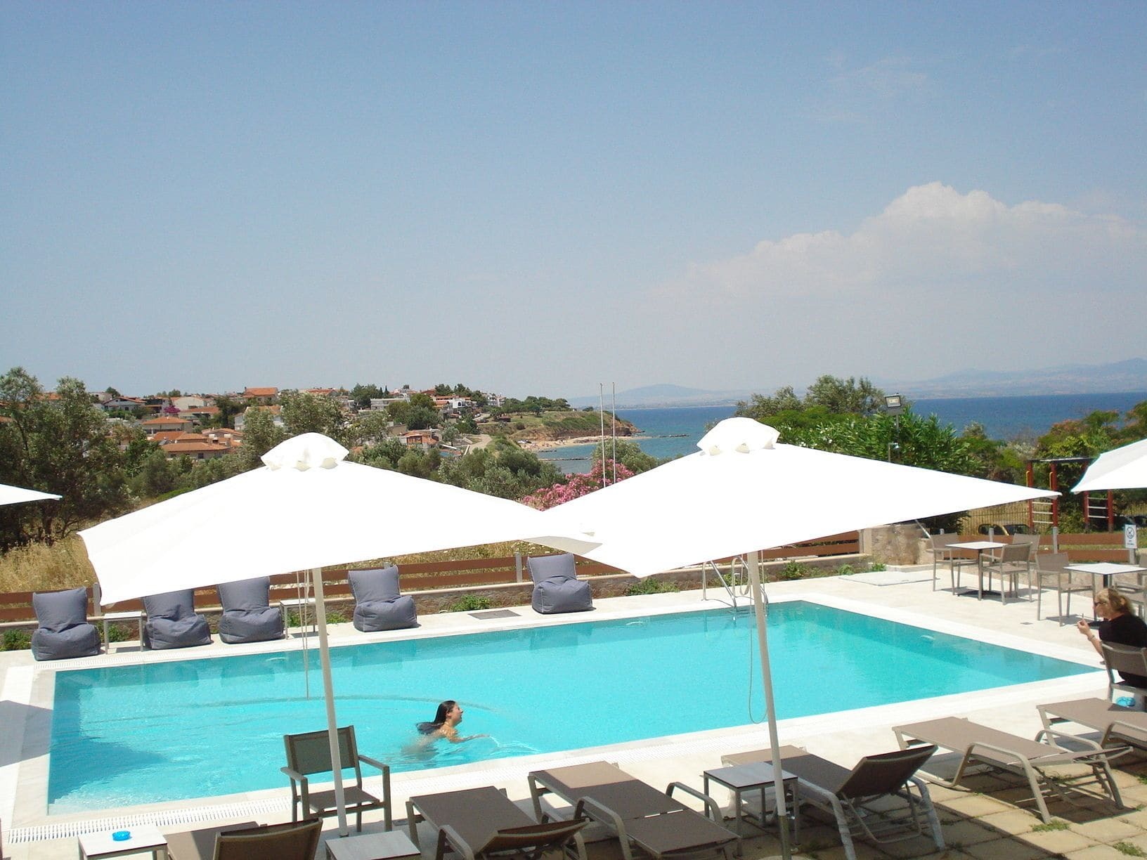 Villa Madeleine Tower View Néa Fókaia Εξωτερικό φωτογραφία